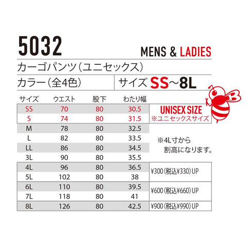 5032 カーゴパンツ